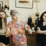 Karin Gerhardt tv Josefin Åhlfeldt th Florencia Abella